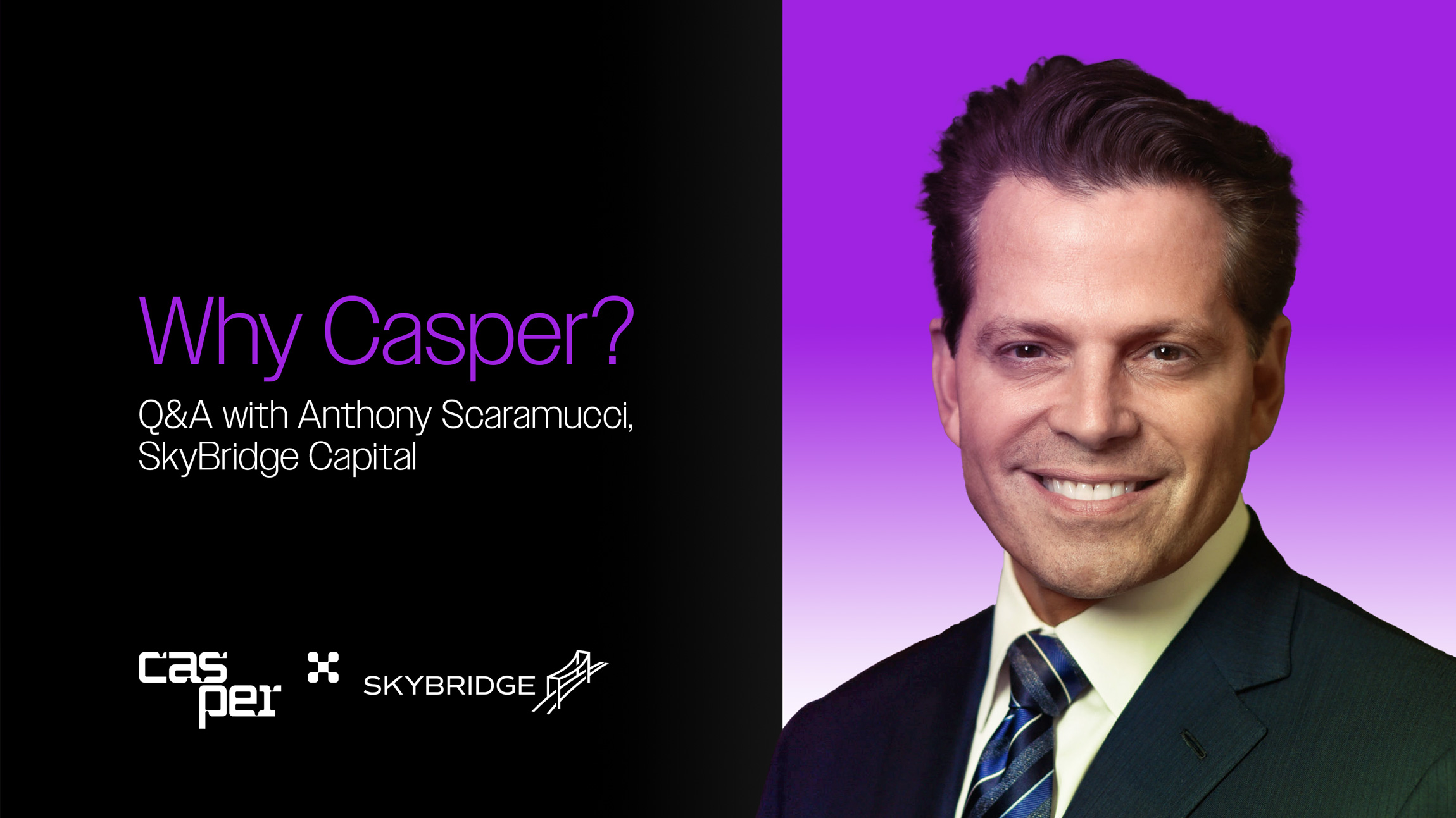 Partnering With SkyBridge Capital’s Anthony Scaramucci